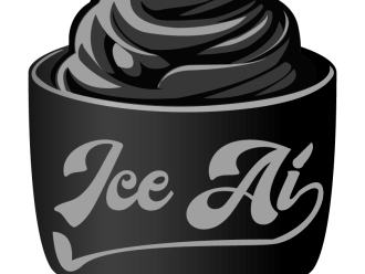Logotipo profissional vetorizado em SVG da IceAí.
